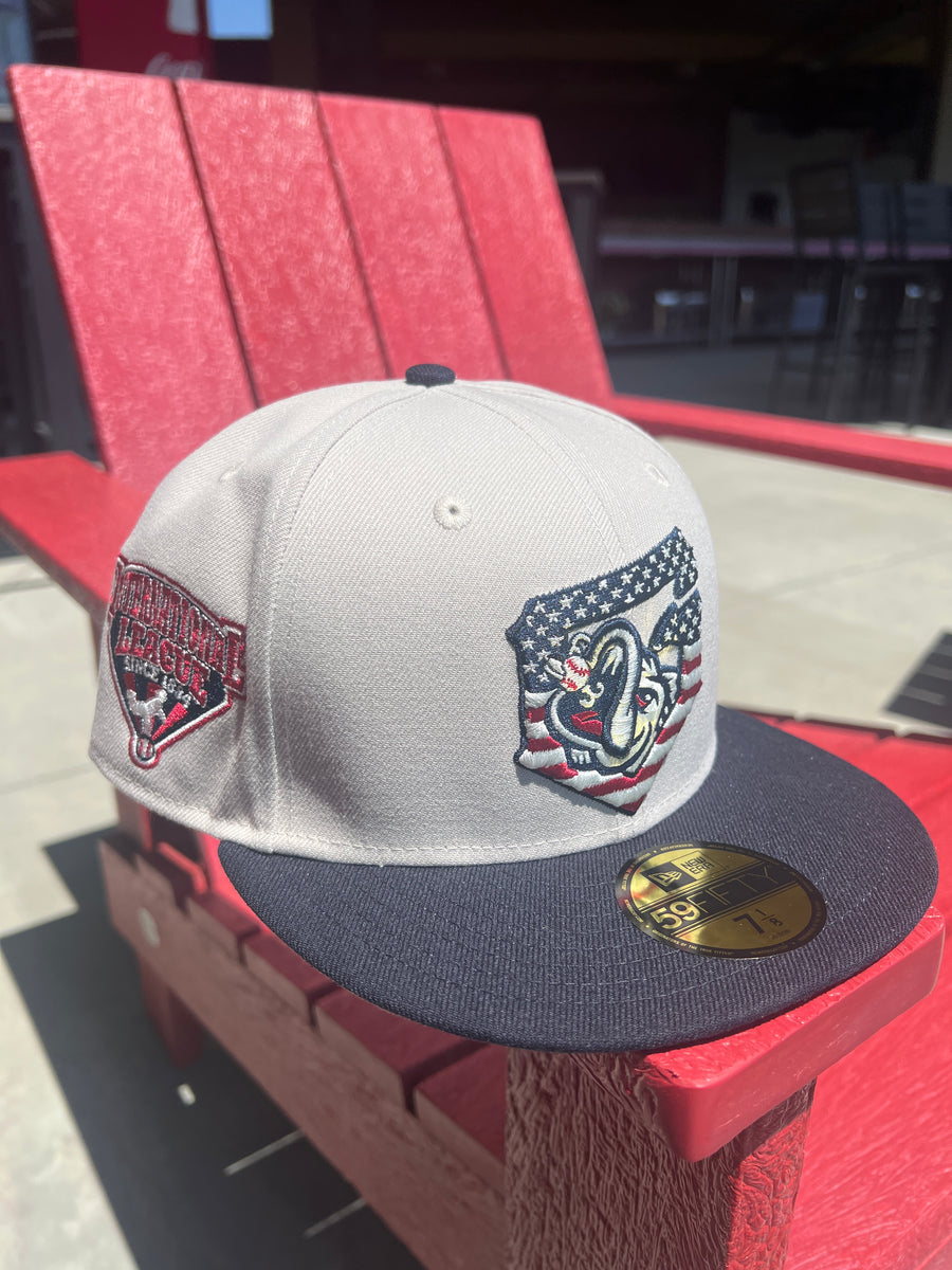 Gwinnett Stripers New Era 2024 4th of July Navy On-Field