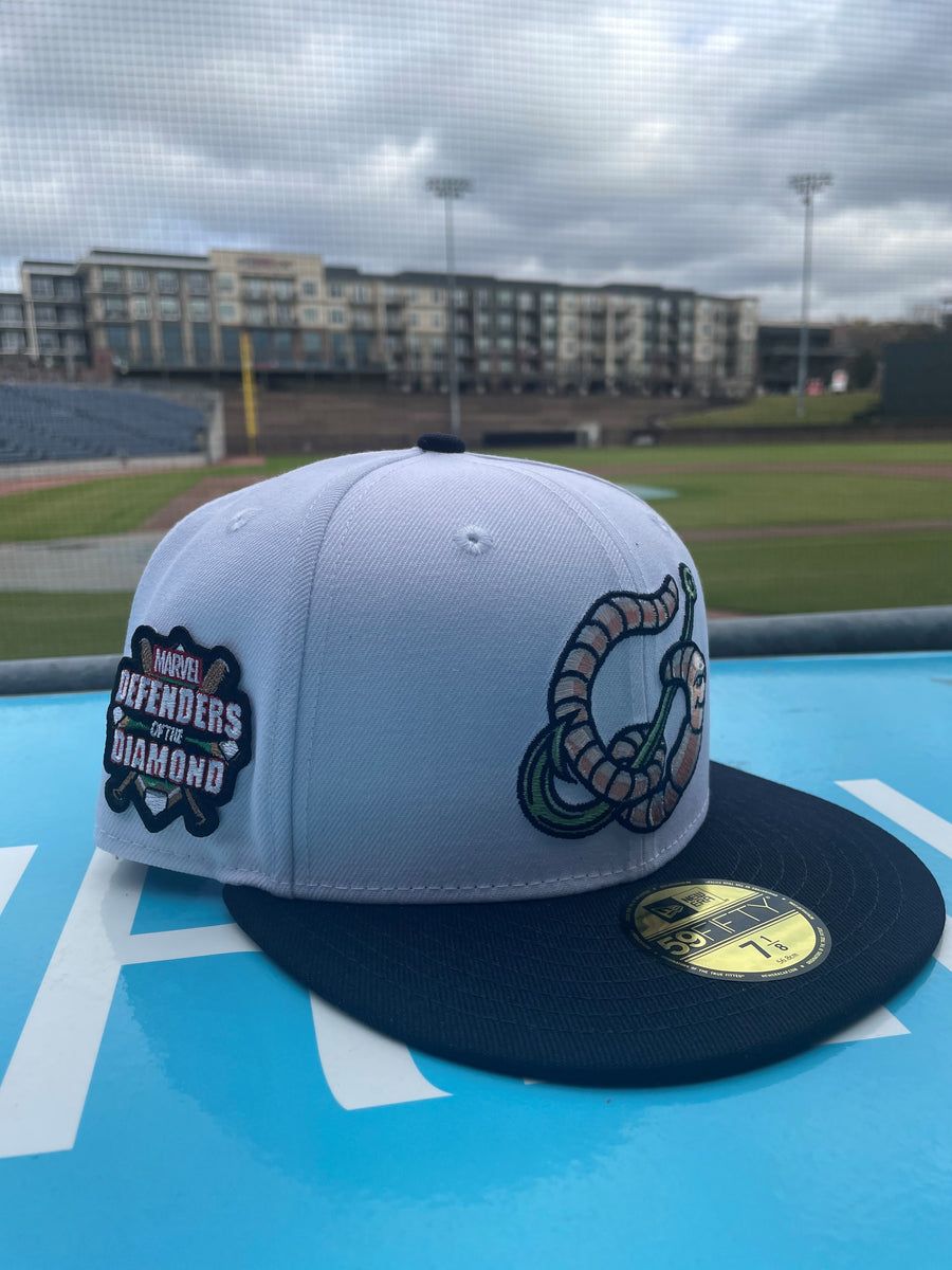 59FIFTY GWINNETT STRIPERS YSM別注 YSM別注 NEWERA 59fifty GWINNETT STRIPERS MMZ【BUR/WHT】 - YSM23