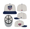 Gwinnett Stripers New Era 2024 4th of July Navy On-Field 59FIFTY Fitted Cap