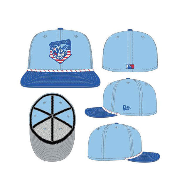 Gwinnett Stripers New Era 2025 4th of July Navy On-Field 59FIFTY Fitte