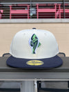 Gwinnett Stripers New Era Chrome Retro Fish 5950 Cap