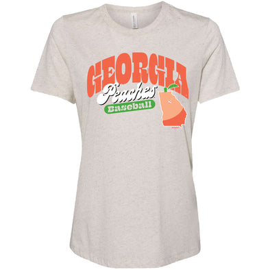 Gwinnett Stripers Bimm Ridder Womens Vidalia Peaches Tee