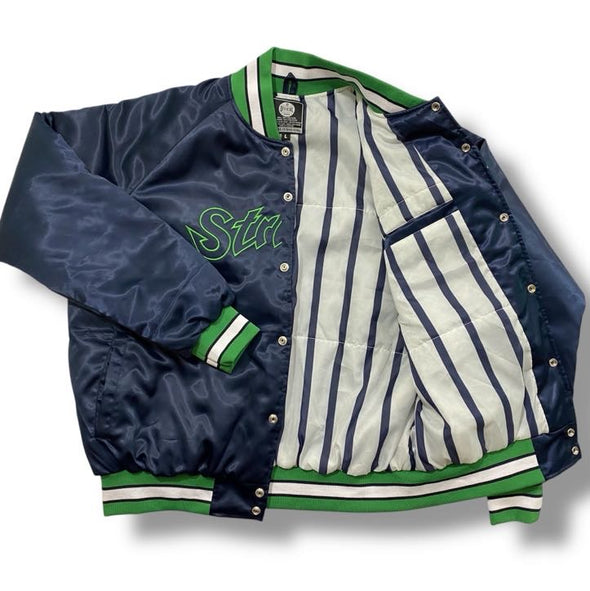 Gwinnett Stripers Official League Satin Bomber Jacket