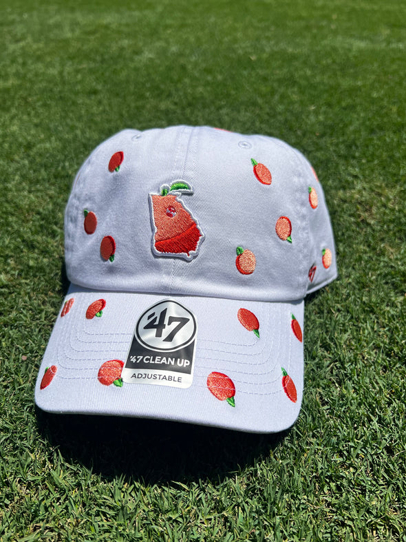 Gwinnett Stripers Georgia Peaches 47' All Over Peach Cleanup