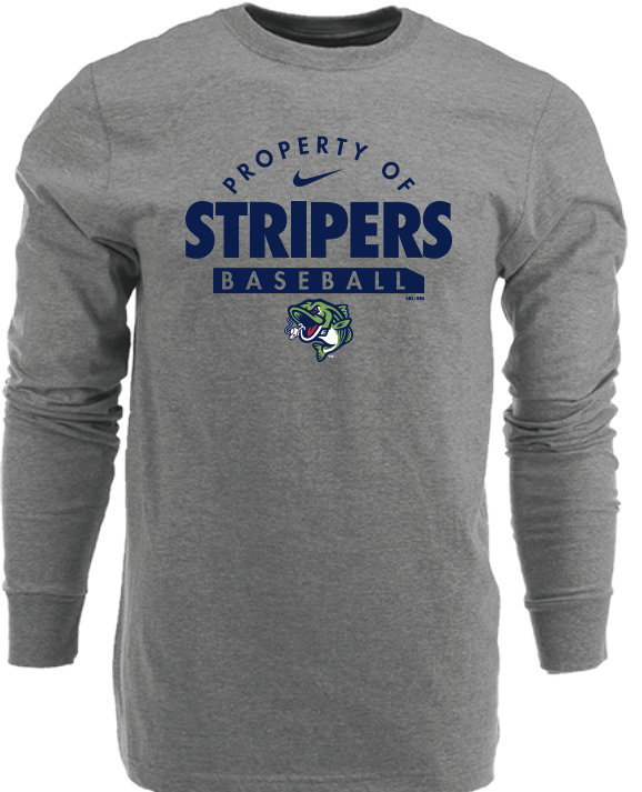 Gwinnett Stripers Nike Property of Long Sleeve Tee