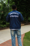 Gwinnett Stripers Official League Navy Skater Jacket