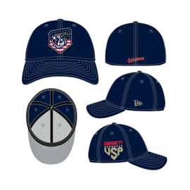 Atlanta Braves New Era 2023 Fourth of July 39THIRTY Flex Fit Hat - Navy
