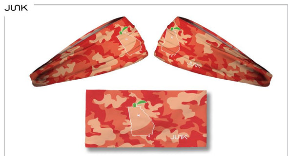 Gwinnett Stripers Junk Georgia Peaches Camo Headband