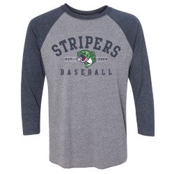 Gwinnett Stripers Bimm Ridder 3/4 Sleeve