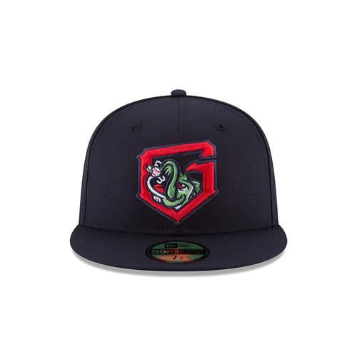 Men's New Era White Gwinnett Stripers Authentic Collection Team Alternate 59FIFTY Fitted Hat